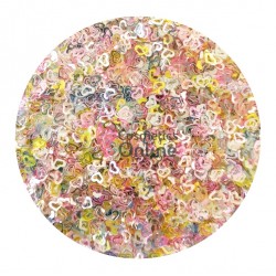 Paiete pentru decor unghii TS30 - Inimioare Colorate de 3-4mm
